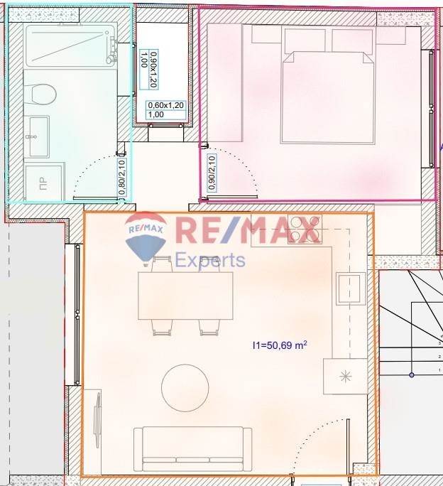 (Προς Πώληση) Κατοικία Διαμέρισμα || Ν. Αργολίδας/Ναύπλιο - 53 τ.μ, 1 Υ/Δ, 165.000€ 